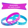 Gejoy 30 Pieces Mermaid Silicone Wristband Bracelet Under The Sea Parties Wristband Birthday Party Favors Mermaid Under The Sea Party Supplies