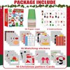 ZOIIWA 16 Pack Christmas Arts and Crafts Create Your Own Christmas Crafts Using Cups Christmas Theme Craft DIY Kit Xmas Holiday Paper Cup Art Kit Xmas Art Supplies