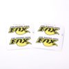 4PCS PVC Fox Shock Absorber Sticker Decal for 1/7 Traxxas Unlimited Desert Racer UDR (Yellow)