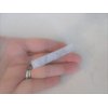 Generic 2 1/2 inch white gray platinum marbled alligator hair clip barrette