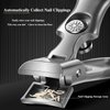 Generic Sherum™ Nail Clipper，Portable Ultra Sharp Nail Clippers，Nail Clippers with Catcher, Stainless Steel Nail Clippers for Men and Women, Silver