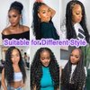 20 Inch Human Braiding Hair for Boho Braids 100g/pack 2 Bundles Deep Wave Bulk Human Hair Braiding No Weft Micro Braiding Hair Human Hair Extensions