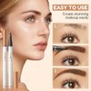 Eyebrow Tattoo Pencil 4 Fork Tip 3D Microblading,2024 New Magic Eyebrow Pencil 4-Tip Eyebrow Pencil Natural Makeup Fine Stroke,Upgraded Eye Brown Makeup Long-Lasting (Dark Brown)