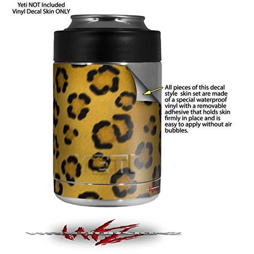 Leopard Skin - Decal Style Skin Wrap fits Yeti Rambler Colster and RTIC Can (Cooler NOT Included)