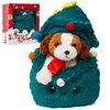Numyawl Dog Stuffed Animal & Cute Tree Plush Decorations, Puppy Stuffed Animal Gifts for Kids, Cuddly Stuffed Puppy Dog Toy - Perfect for Christmas Tree Home Decor & Storing Toy (2 Pcs)