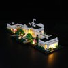 GEAMENT LED Light Kit for The White House - Compatible with Lego Architecture Collection 21054 Building Blocks Model (Model Set Not Included)