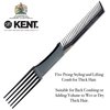 Kent Salon-Style Handmade Hair Pick and Teasing Comb for Curly, Thick Hair - Quality Barber Supplies