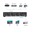 E-SDS 8-Way AV Switch RCA Switcher 8 in 1 Out Composite Video L/R Audio Selector Box for DVD STB Game Consoles CV0235
