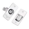 WANLIAN Door Hasp Latch 90 Degree, Stainless Steel Safety Angle Locking Latch for Push/Sliding/Barn Door, Satin Nickel