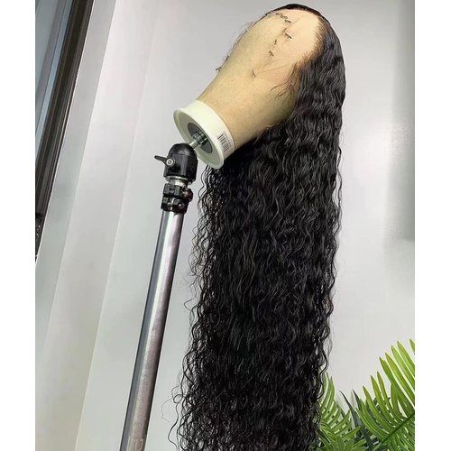 SISIFIRE 13 * 4 Inch Lace Front Wigs for Black Women Natural Curly Wave Hairline with Baby Hair Synthetic Lace Wigs Pre Pluced Wig Heat Resistant Fiber for Daily Use 24-26 inch