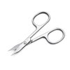 LIVINGO Premium Manicure Nail Scissors Multi-purpose Stainless Steel Cuticle Pedicure Beauty Grooming Kit for Eyebrow, Eyelash, Dry Skin Curved Blade 3.5 inch