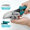 O'Shine Miter Shears for Angular Cutting Molding Crafting,Shoe Molding Cutter Tool,45-135 Degree Multi Angle Trim Cutter Hand Tool for Soft Wood PVC, an Extra Blade with Sheath Included