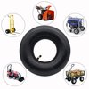 4.10/3.50-4 Tire Tube 410/350-4 Inner Tube for 10 inch Tires Garden Cart Wheelbarrow Trolleys Trailers Push Flatbed Unicycles Lawnmowers Trucks 2 Packs