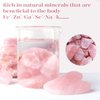 BAIMEI Gua Sha Facial Tool for Self Care, Massage Tool for Face and Body Treatment, Relieve Tensions and Reduce Puffiness, Skin Care Tools for Men Women - Rose Quartz