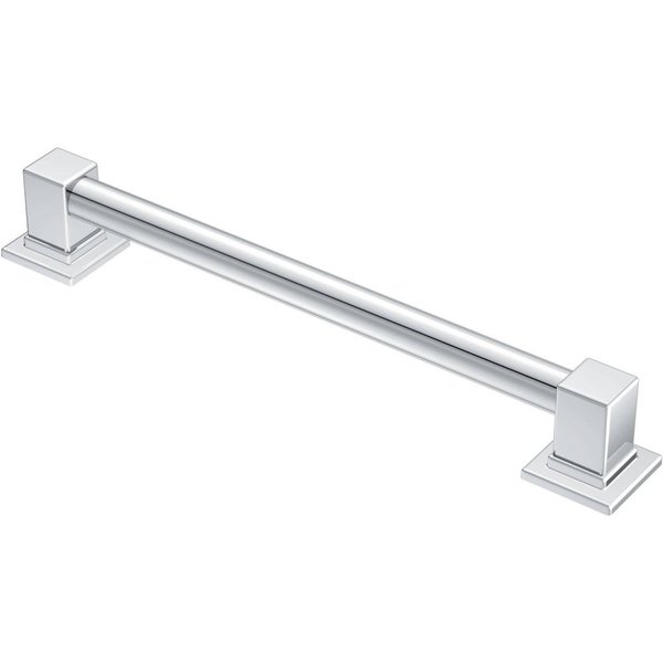 Moen YG8818CH Bathroom Safety 18-Inch Stainless Steel Modern Bathroom Grab Bar, Chrome