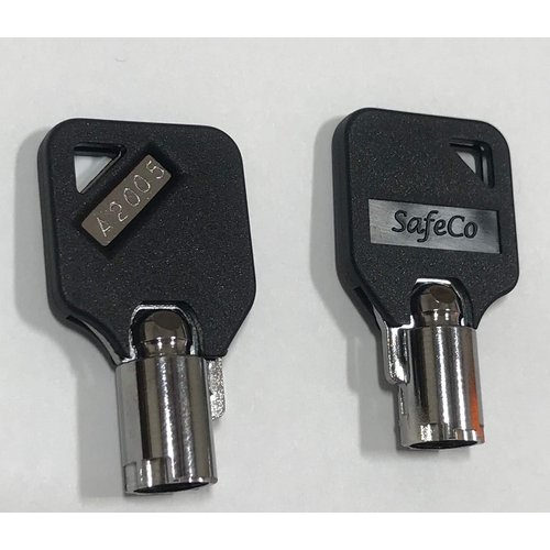 2 Replacement Keys for Milwaukee & Steel Glide Tool Box Chest Key Code Series A2001 Thru A2020. SafeCo Brands 2-Keys (A2018)