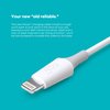 360 Electrical Infuse 3ft Premium Charging Cable Lightning Connector, White, MFi Certified, iPhone Cable Fast Charging, Ipad Charging Cord, Lightning Charger Cables for iPhone