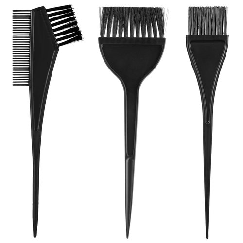 ZEYIYER 3PCS Hair Dye Brush, Professional Salon Hair Color Applicator Kit, Hair Dye Applicator, Hair Tint Dyeing Brush Tool for Hair Color