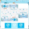 G1ngtar 96Pcs Baby It's Cold Outside Party Plates Supplies - Winter Hot Cocoa Tableware Decorations Cocoa Mug Disposable Paper Plates Napkins Forks for Christmas Birthday Baby Shower, Serves 24