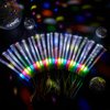 Zhanmai 24 Pieces Upgraded Glow Fiber Wands Sticks LED Light Wands Fiber Optic Wands LED Flashing Sticks Glow Flashing Wands Fiber Optic Wands for Wedding Party Favors(Multicolor)