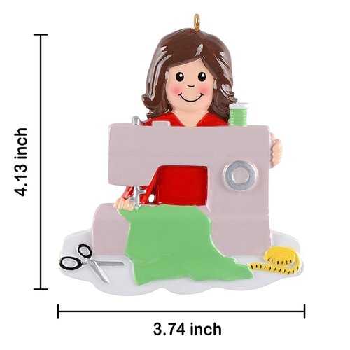 Sewing Machine Ornament Christmas Tree Decoration, Personalized Sewing Machine Ornaments 2024, Love Sewing Quilting Christmas Ornament, Customized Sewing Gift, Gifts for Quilters, Women Grandma