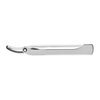 DOVO Shavette Replaceable Blade Shave Ready Straight Razor with Handle, Silver Aluminum