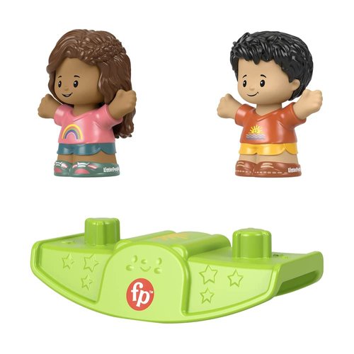 Fisher-Price Little People Playground Figure Set - HHR47 ~ Includes 2 Little People Figures and 1 Teeter Totter