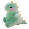 DUANMUL Cute Fat Dinosaur Plush Toys, Soft Stuffed Animals Toys Dolls, Dino Plushies, Cute Birthday Gifts for Kids Girls Boys (Green,8in)