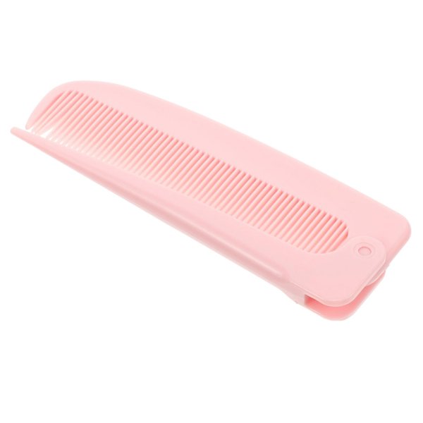 FOYTOKI Folding Comb Set - Travel Pocket Parting Comb for Braiding, Detangling Hair, Rat Tail Edge Brush, and Small Plastic Foldable Comb