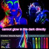 Glow In The Dark Body Paint, 6 PCS Glow In The Dark Under Uv Black Light Sticks Makeup Neon Face Painting Kits For Adult Halloween Festival Accessory Glow Party Supplies