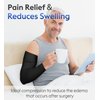 KEKING® Lymphedema Compression Arm Sleeves with Silicone Band for Men Women (Pair), 15-20 mmHg Compression Full Arm Support for Lipedema, Edema, Post Surgery Recovery, Swelling, Pain Relief, Black L