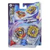 Beyblade Burst Surge Speedstorm Spear Valtryek V6 and Regulus R6 Spinning Top Dual Pack - 2 Battling Game Top Toy for Kids Ages 8 and Up