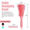 Seddy Detangling Brush, Painless Curly Hair Care Tool, Frizz-Free, Effortless Detangling, Tangle-Free Styling for Gentle and Innovative Curl, Revolutionized Design for Smooth, Knot-Free Hair