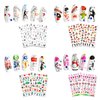 CHANGAR Football Sports Nail Art Stickers Basketball Soccer Player Nail Decals Sports Cheerleading Flag Stickers Bowling Rugby Ballet Nail Stickers Decoration for Women Girls Kids （16 Sheets）