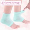 Selizo 4 Pairs Moisturizing Heel Socks for Women, Cracked Heel Socks Gel Heel Socks Callus Remover Socks Open Toe Socks Cracked Foot Toeless Heel Repair Socks for Women Dry Hard Cracked Feet