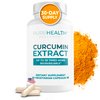 PUREHEALTH RESEARCH Curcumin Extract - High Absorption Turmeric Supplement for Robust Immune Support - Joint Support for Overworked Joints and Muscles - Powered by Curcugen x39 Bioavailable - 1 Bottle