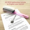 VESS Blow and Styling Hair Brush, Wide 9 Row Round Type- Light weight -Made in Japan-C-150 (Flash Pink)
