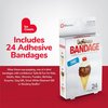 BioSwiss Bandages, Ice Cream Shaped Self Adhesive Bandages, Latex Free Sterile Wound Care, Fun First Aid Kit Supplies for Kids, 24 Count