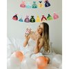 Princess Birthday Party Supplies,Happy Birthday Banner for Girl, Cute Cartoon Princess Dress Birthday Banner, Princess Birthday Party Decoration First Birthday Party Baby Shower Decorations