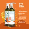 NATURE-O-CARE Gentle Orange Blast Kids Body Wash | 6.76 fl oz Tear-Free Formula, Eco-Friendly, No SLS, Parabens | Cleanses and Softens Skin