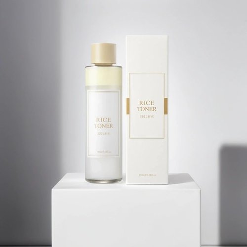 Rice Toner, Milky Hydrating Toner for Radiant Skin, 77.78% Korean Rice Extract, Glow with Niacinamide, Moisturizing for Dry, Dull, and Combination Skin, Vegan, Fragrance-Free, Glass Skin, 5.28 Fl Oz.