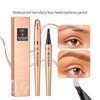 ObiPosay Waterproof Light Brown Eyebrow Microblading Pen - Four Point Brow Pen for Natural-Looking Eyebrows, Long-Lasting and Smudge-Proof.(Light Brown/01)