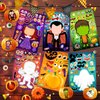 Halloween Stickers, Halloween Stickers for Kids, 30 Packs Halloween Make a Face Sticker Sheets, Halloween Crafts Party Favors for Kids, Halloween Games for Kids Party