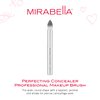 Mirabella Perfecting Concealer Brush, Premium Professional Makeup Brush Collection, Cruelty-Free Synthetic Bristle Brush, Hand-Sculpted Brushed Aluminum Handle, Luxury Blending Brush for Makeup