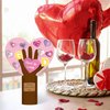 Haooryx Valentine’s Day Religious 3D Heart Tree Craft Kit - 28 Pack Make Your Own God is Love Heart Tree Decor DIY Christian Valentines Standing Handprint Tree Gift for Valentine's Day Party Supplies