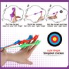 Hungdao 48 Pcs Slingshot Chickens Finger Slingshot Toys Rubber Flying Chicken Funny Gifts for Kids Adults Party Favors Carnival Christmas Birthday Goodie Bag Stuffers Novelty Gag Gifts