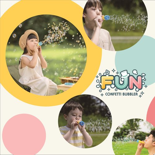 Bubble Blower for Kids and Toddlers, Uncle Bubble Mini Bubble Blower Makes Thousands of Bubbles Ease, Durable Outdoor Toy