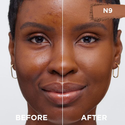 L'Oreal Paris True Match Super Blendable Oil Free Powder Foundation, N9 Medium Deep, 0.33 oz