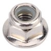 Wheel Lock Nut Non?Slip Metal Tire Lock Nut 4mm Compatible with Axial SCX10 1/10 RC Model Car 12PCS(Silver)