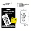 INKARTLINK Temporary Tattoos, Semi Permanent Tattoos, Adult Art Designs, Waterproof Temporary Tattoos, Party Favors, Tattoo Stickers Realistic, No Adhesive, Lasts 1-2 Weeks (Owl)
